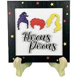 Hocus Pocus Decor Tiered Tray Decor Wooden Table Decor  - BRAND NEW